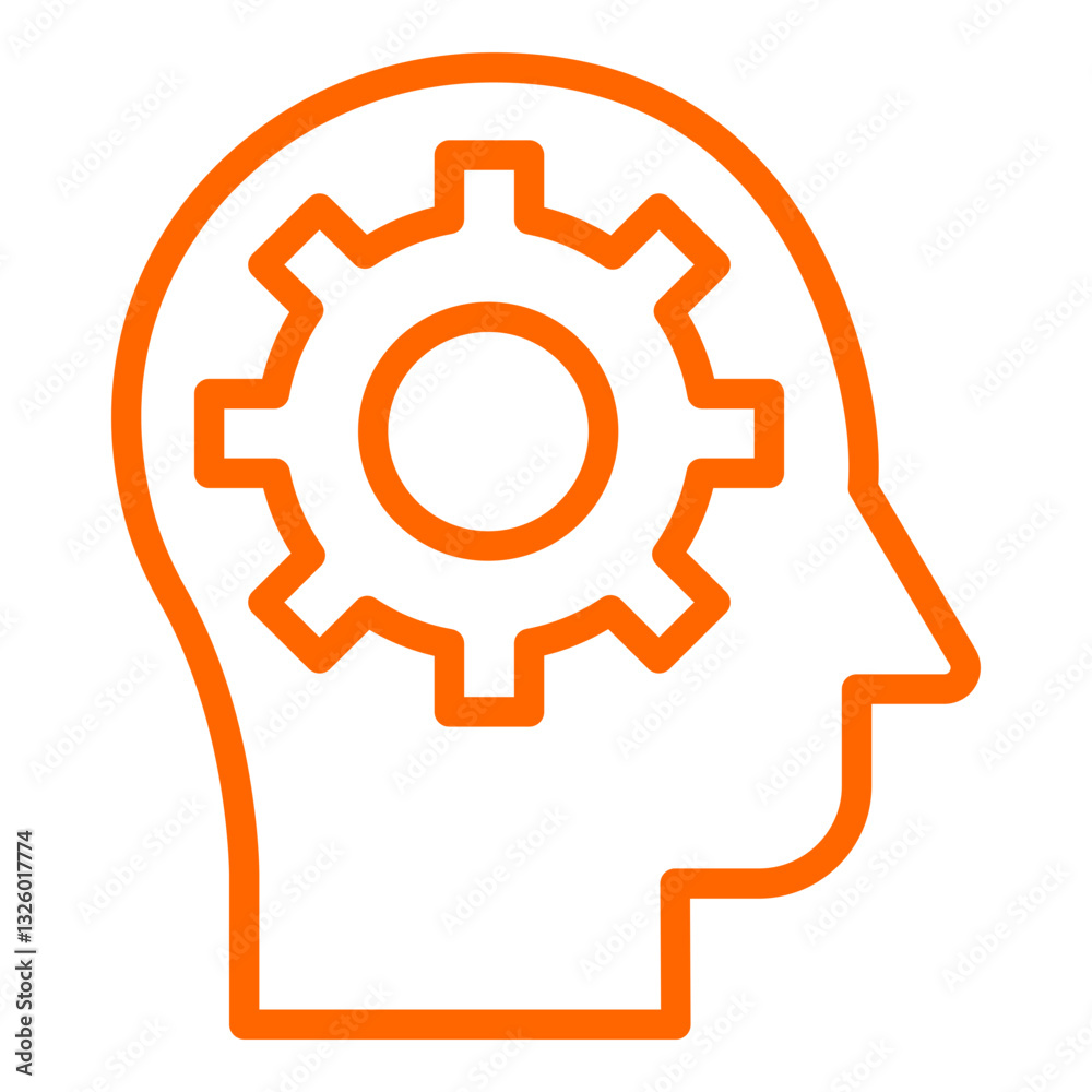 Vector Design Critical Thinking Icon Style Vector Design Critical Thinking Icon Style