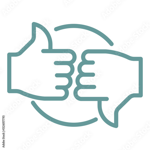 Vector Design Criticism Icon Style