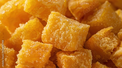 Yellow Cheese Curds: A fun, squeaky texture and yellow color make these cheese curds perfect for snacking, or as a key component of poutine.
