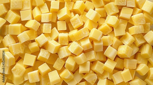Yellow Cheese Curds: Soft, squeaky pieces of yellow cheese, often enjoyed as a snack or added to poutine for a rich, cheesy experience.
