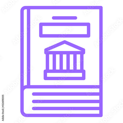 Vector Design Literary Mythology Icon Style