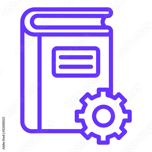 Vector Design Literary Theory Icon Style