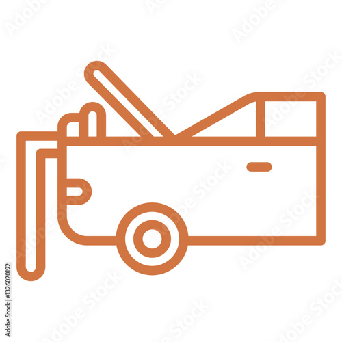 Vector Design Car Trunk Cleaning Icon Style
