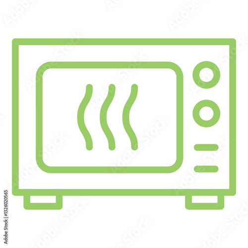 Vector Design Microwave Oven Icon Style