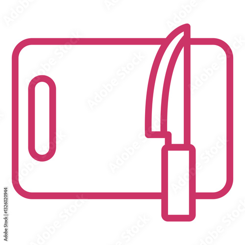 Vector Design Chopping Board Icon Style