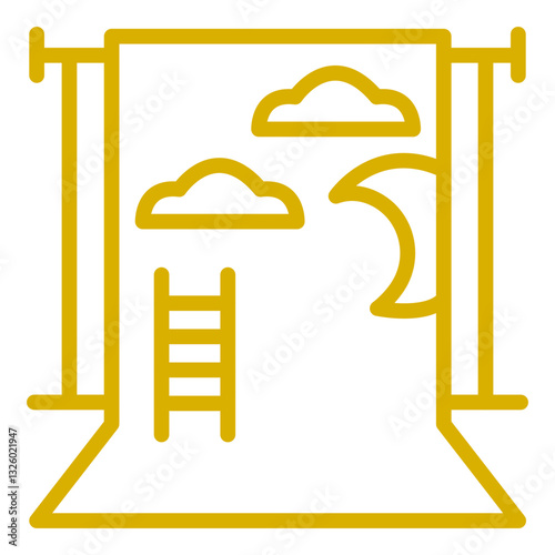 Vector Design Camera Backdrop Icon Style