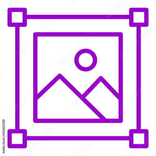 Vector Design Photo Editing Icon Style