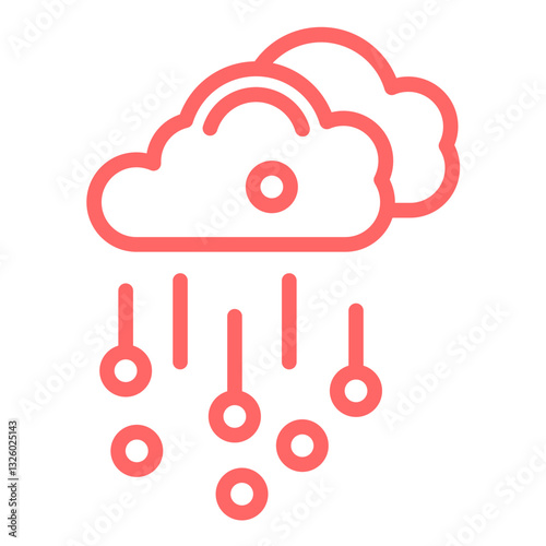 Vector Design Hail Icon Style