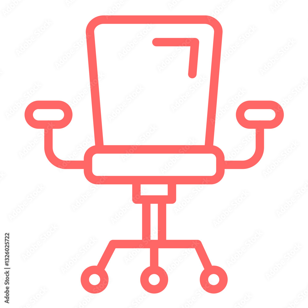 Vector Design Office Chair Icon Style Vector Design Office Chair Icon Style