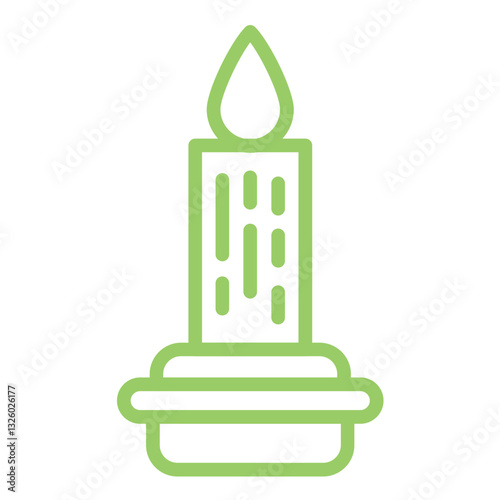 Vector Design Scented Candle Icon Style