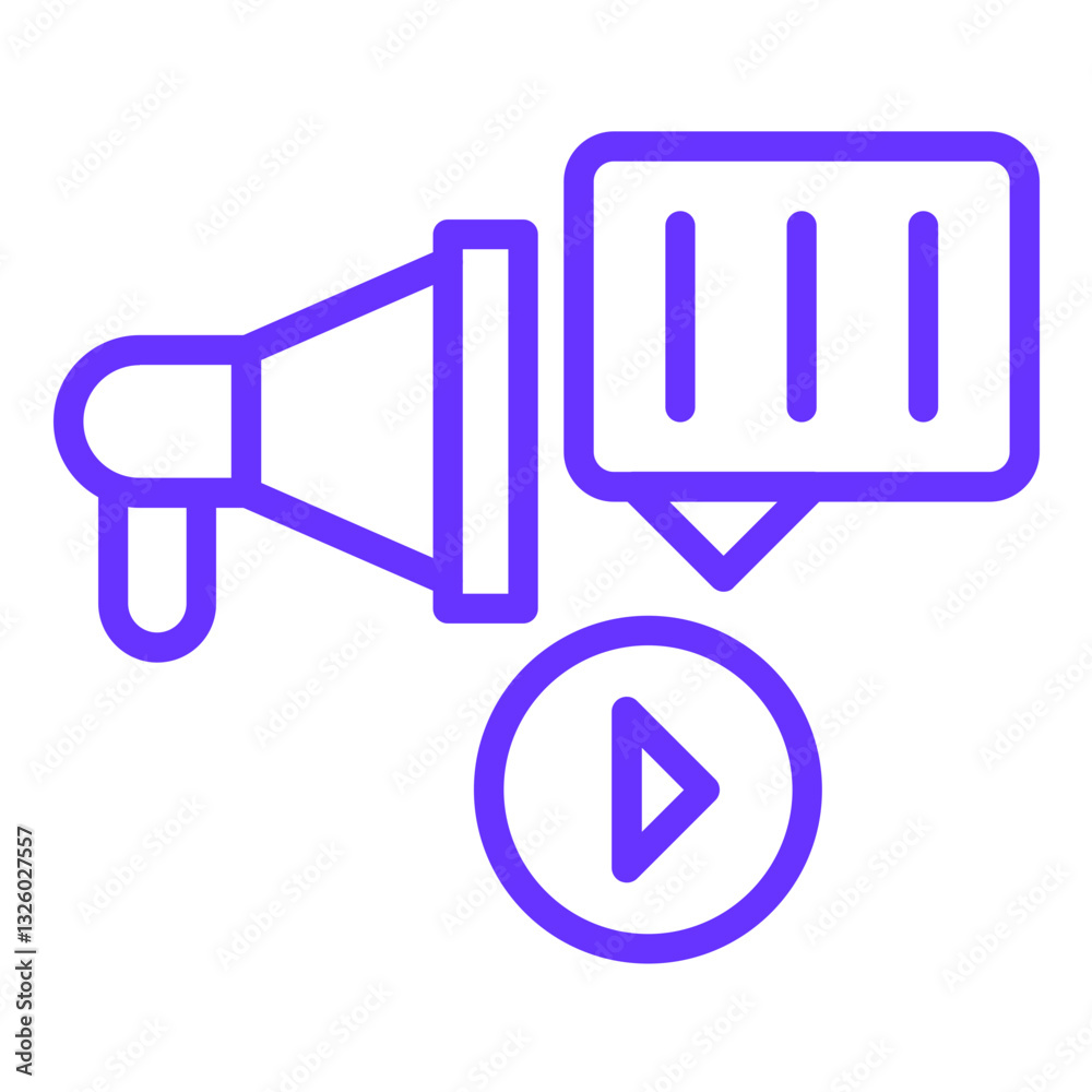 Vector Design Campaign Icon Style Vector Design Campaign Icon Style