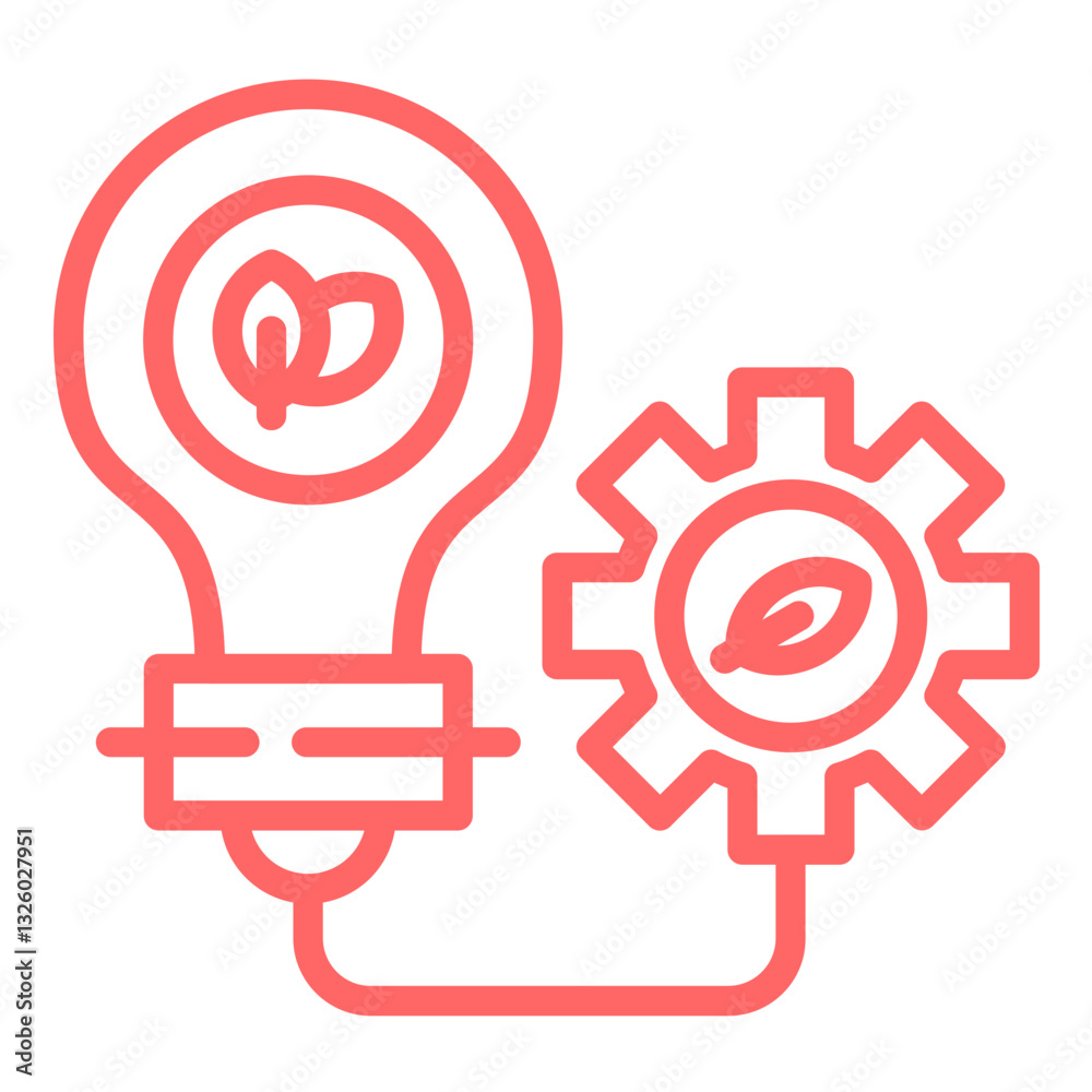 Vector Design Sustainable Energy Icon Style Vector Design Sustainable Energy Icon Style