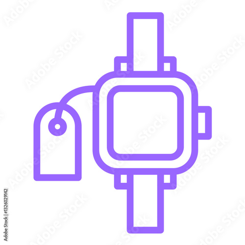 Vector Design Wristwatch Sale Icon Style