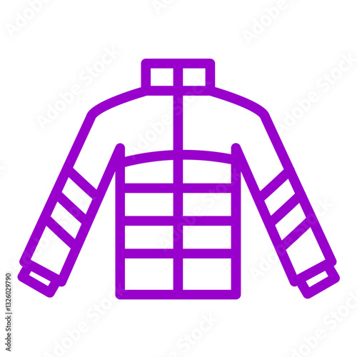 Vector Design Winter Coat Icon Style