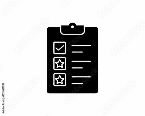 creative details checklist icon vector illustration