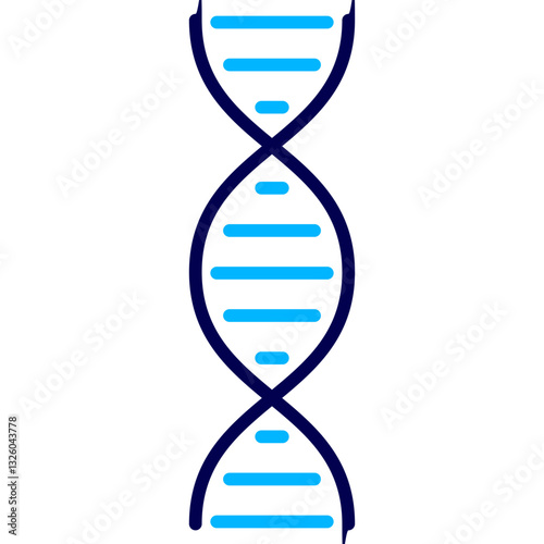 Dna Outline Color icon