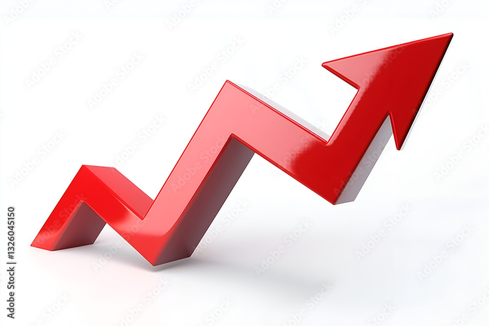 Stock Market Surge with Dynamic Upward Arrow Stock Market Surge with Dynamic Upward Arrow