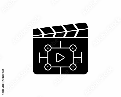 creative details process flow icon vector illustration