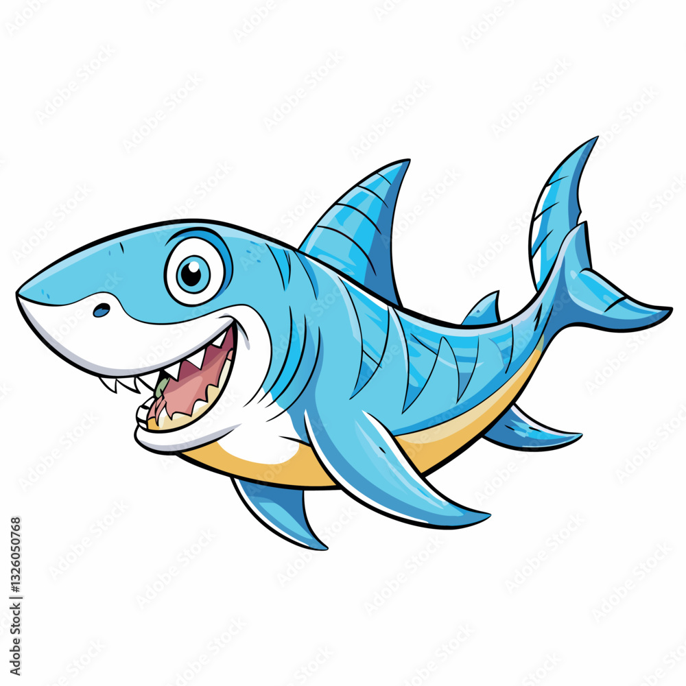 Lemon Shark vector style. Lemon Shark vector style.