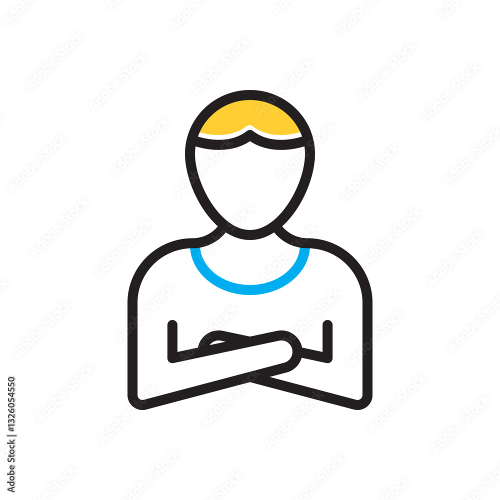 Multi color icon for ideal