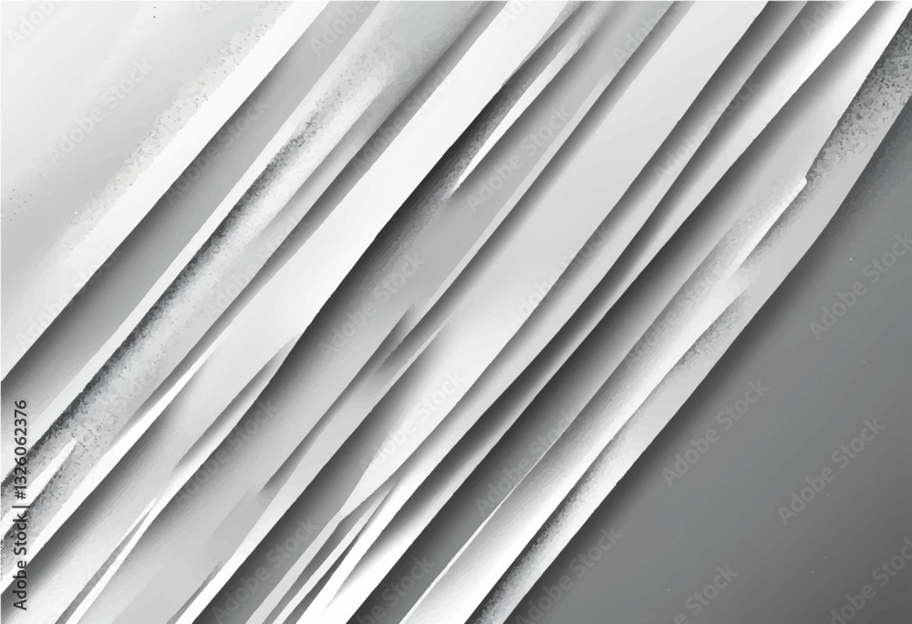 Obraz premium Abstract white background with stripes and space for text.