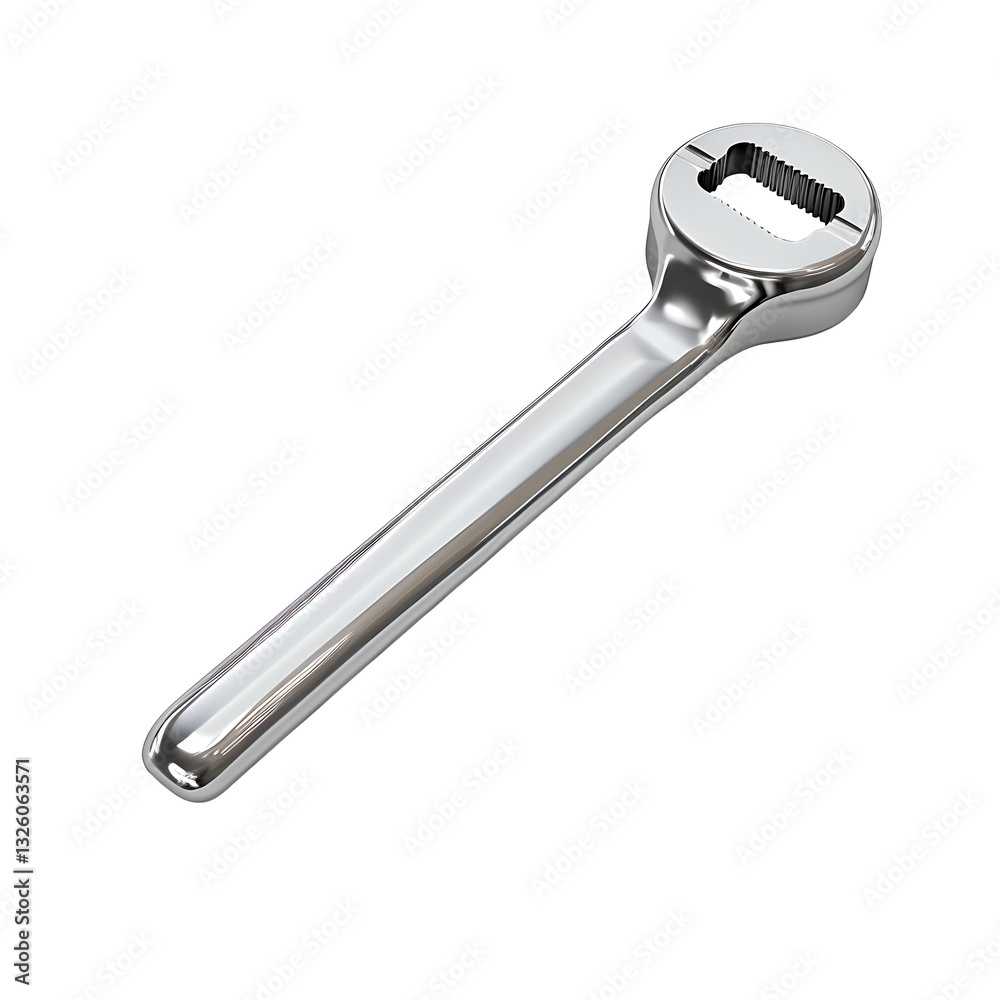 metallic combination wrench isolated white and transparent background metallic combination wrench isolated white and transparent background