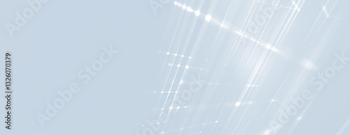 Abstract technology background connecting dots with lines representing data flow