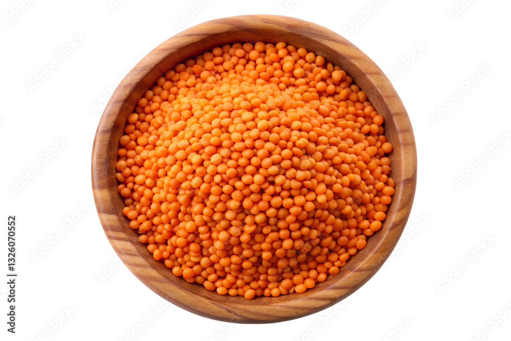 red lentils in wooden bowl isolated on transparent background png red lentils in wooden bowl isolated on transparent background png