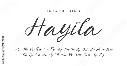 Hayila - Modern Script Font
