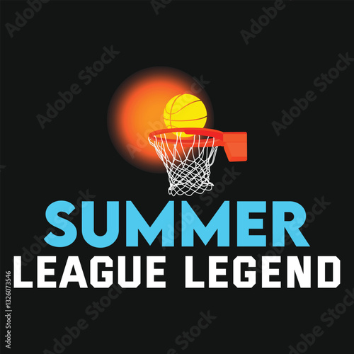 Summer League Legend Funny Outdoor Vacation Arts, Illustrations and Graphics for Print on Demand and all Print Related Industries.