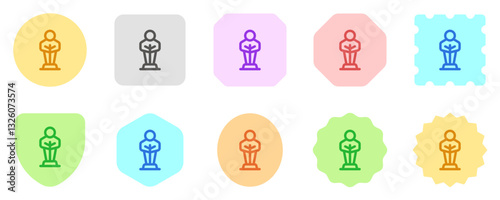 Editable award, trophy, winner, nomination vector icon. Movie, cinema, entertainment. Part of a big icon set family. Perfect for web and app interfaces, presentations, infographics, etc