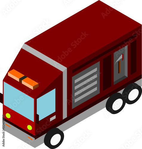 fire red truck