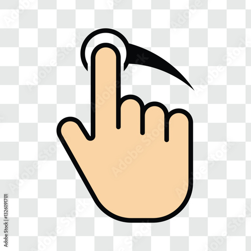 swipe icon flat design