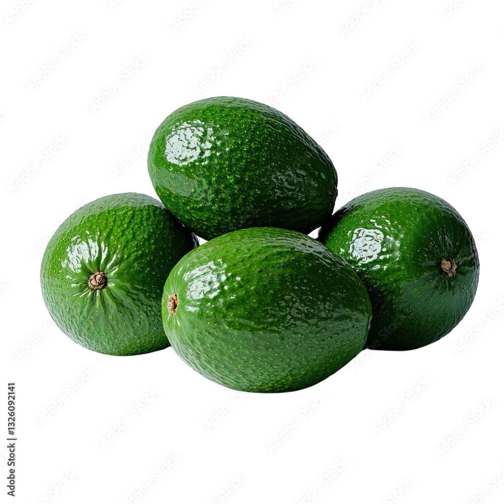 Avocado Fruit Image With Transparent Background, Generative AI Avocado Fruit Image With Transparent Background, Generative AI