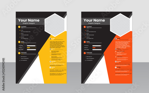 Modern and Sleek CV Template for Job Seekers – AI Editable