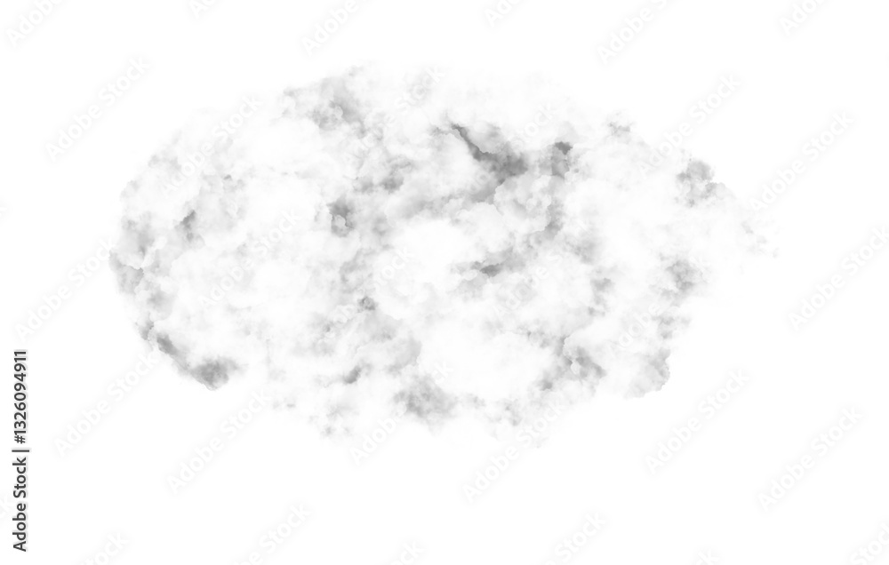 White clouds transparent background for illustration White clouds transparent background for illustration