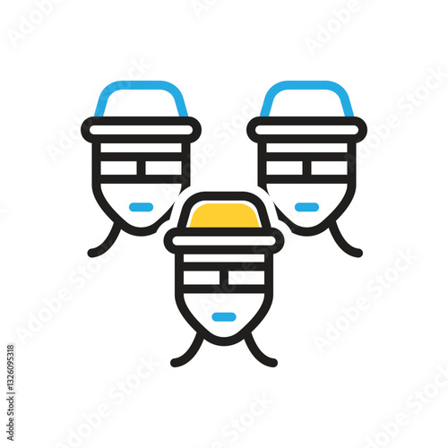 Multi color icon for gang