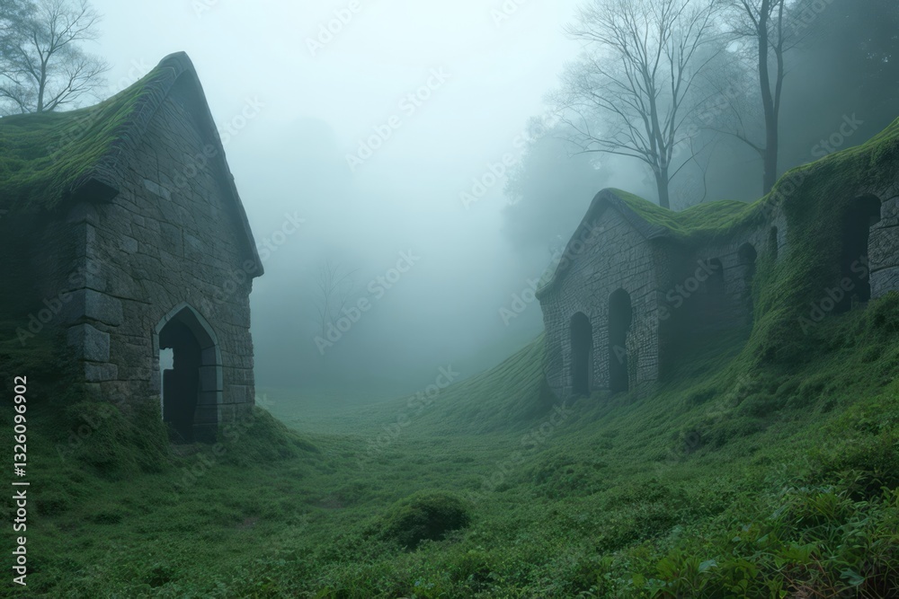 Obraz premium old church in the woods