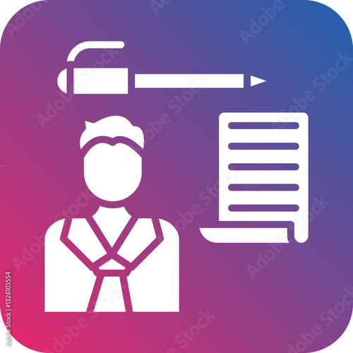 Copywriter icon style