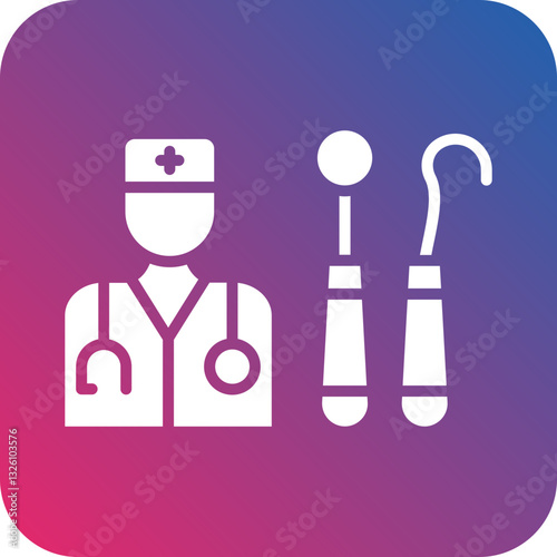 Dental Assistant icon style