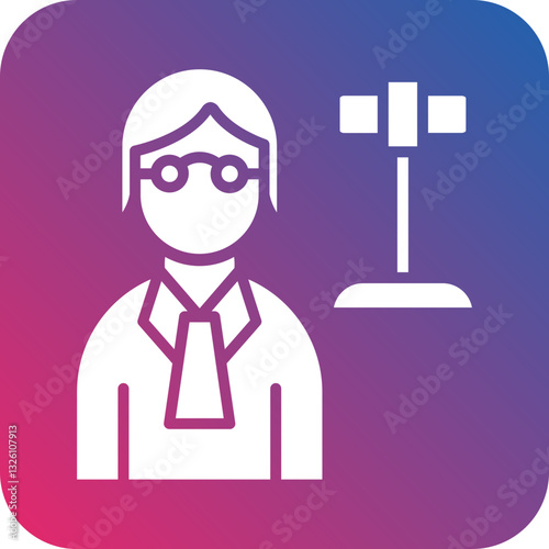 Judge icon style