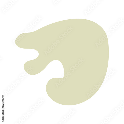 abstract blobs dull green for background	