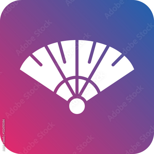 Hand Fan icon style
