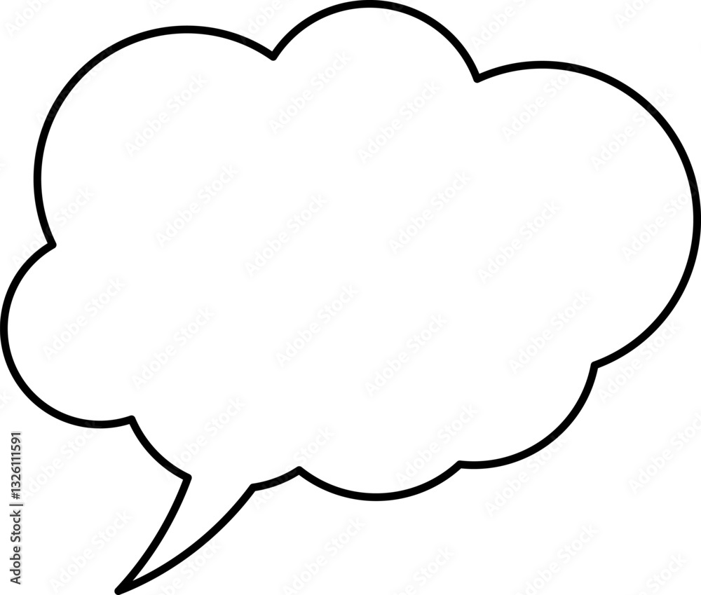 White speech bubble in flat design, chatting box, message box icon. Balloon doodle style of thinking sign symbol. Speech bubble isolated on background. White speech bubble in flat design, chatting box, message box icon. Balloon doodle style of thinking sign symbol. Speech bubble isolated on background.