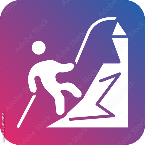 Canyoneering icon style