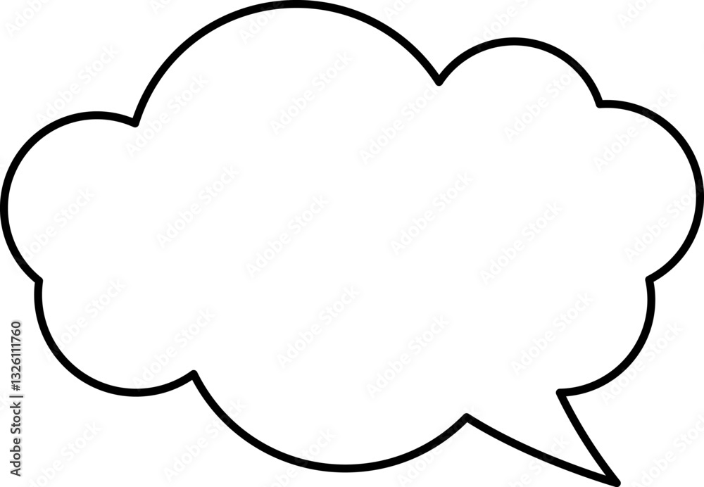 White speech bubble in flat design, chatting box, message box icon. Balloon doodle style of thinking sign symbol. Speech bubble isolated on background. White speech bubble in flat design, chatting box, message box icon. Balloon doodle style of thinking sign symbol. Speech bubble isolated on background.