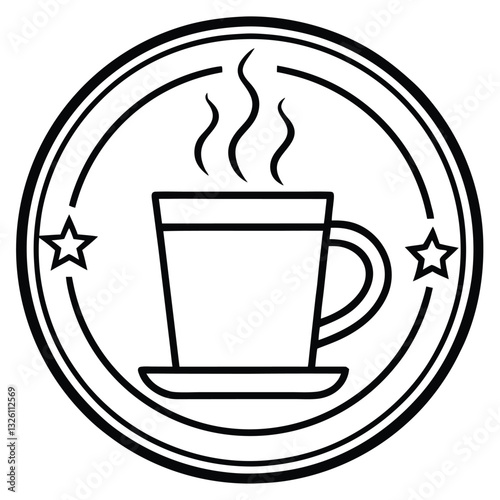 Creative Hot Drink Vector Art - Best Logo for Coffee & Tea Shops