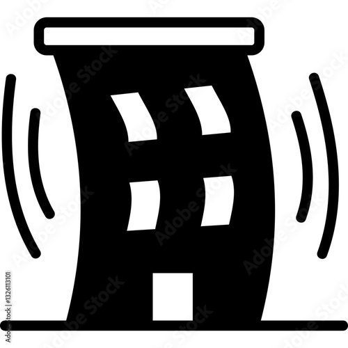 Tremor glyph icon