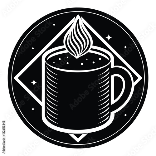 Creative Hot Drink Vector Art - Best Logo for Coffee & Tea Shops