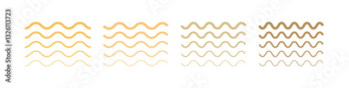 Set of types of noodles